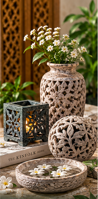 Handcrafted Stone Home Décor